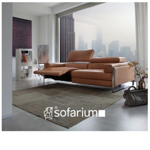 sofa en piel romeo