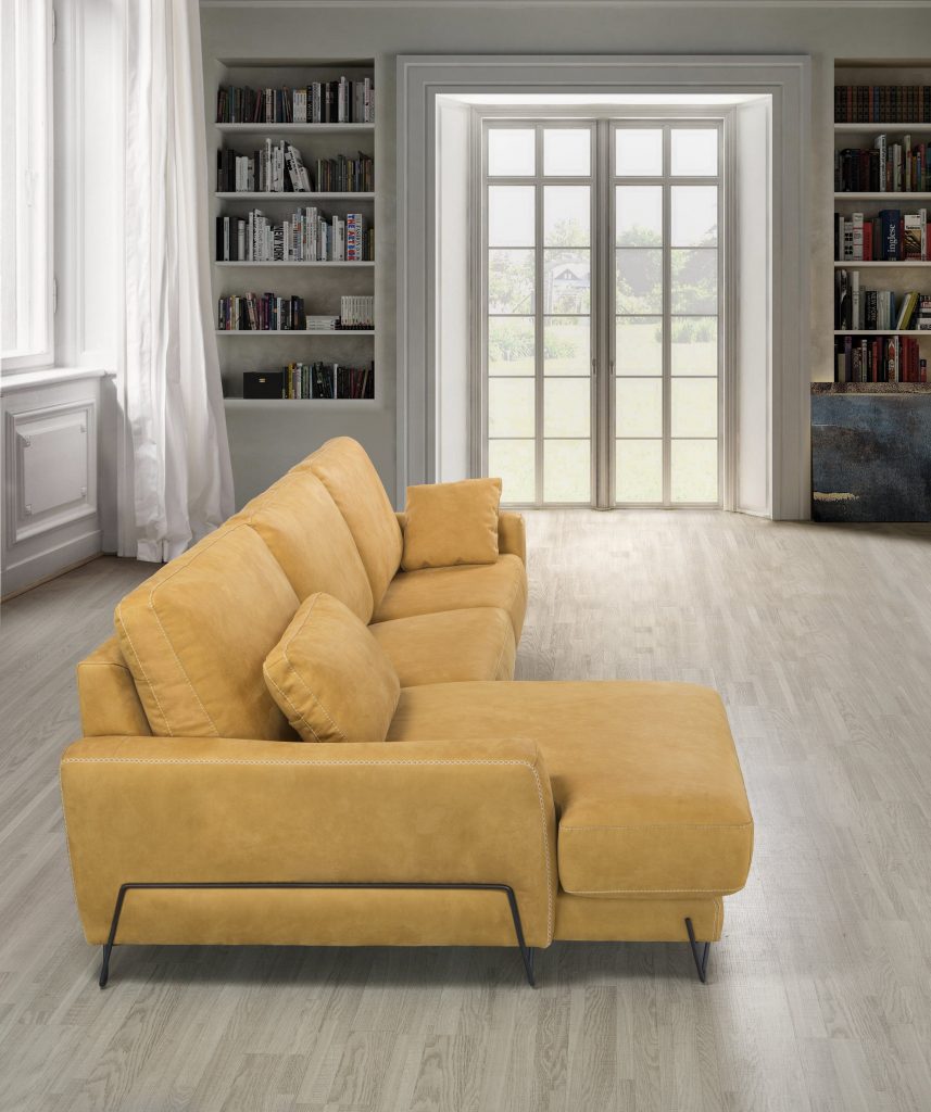sofa comodo con chaise longue